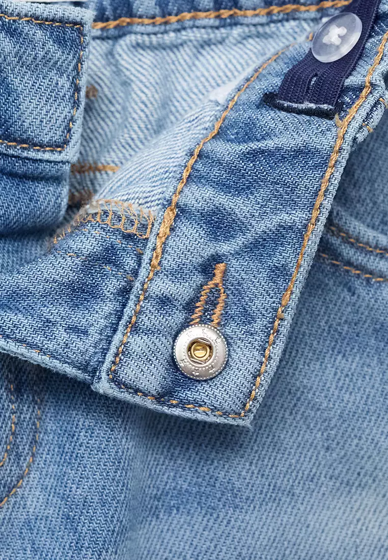 Straight Cotton Jeans