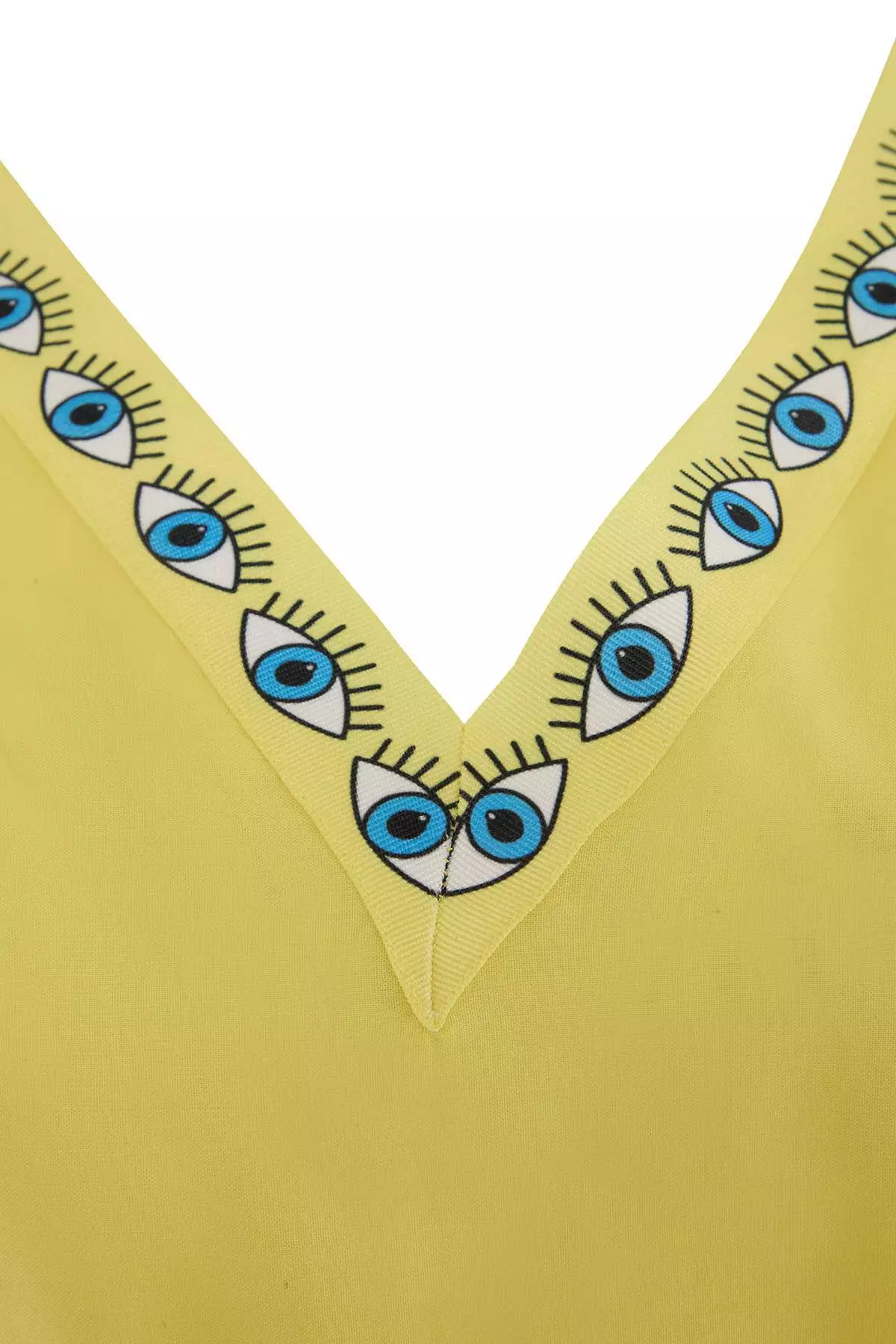Yellow Belted Mini Woven Flounce Beach Dress Tbess21El1253