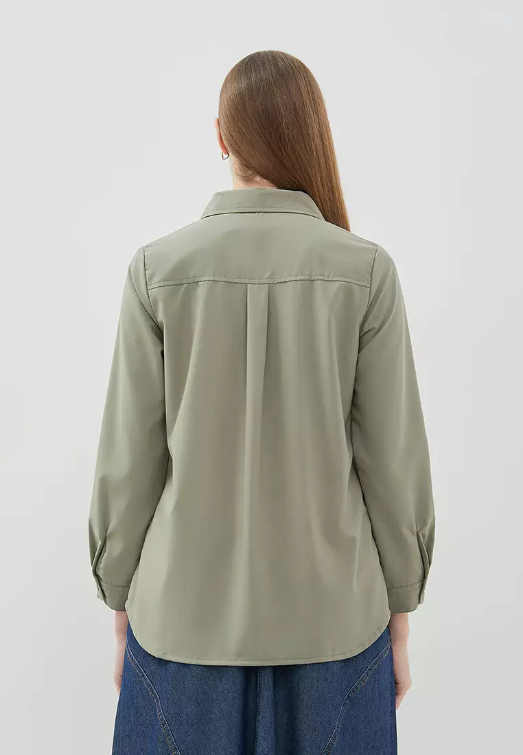 DUST Kemeja Atira Hijau (D.116517)