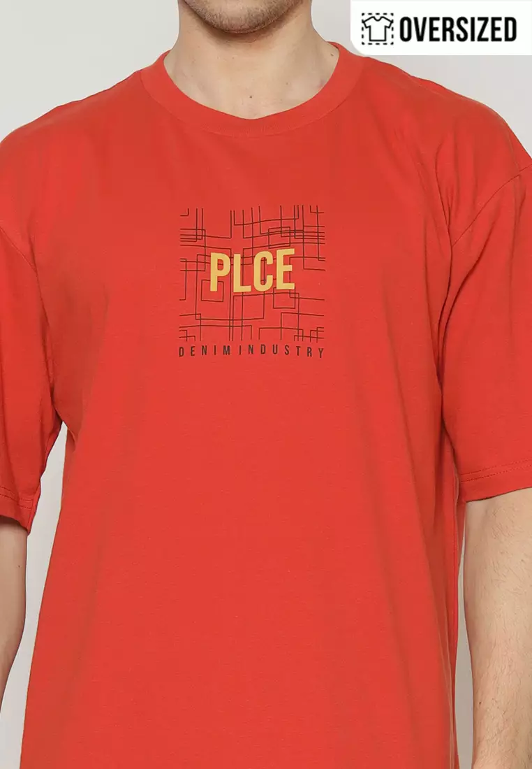 POLICE T-Shirt Cotton Oversized Pria 2079260011