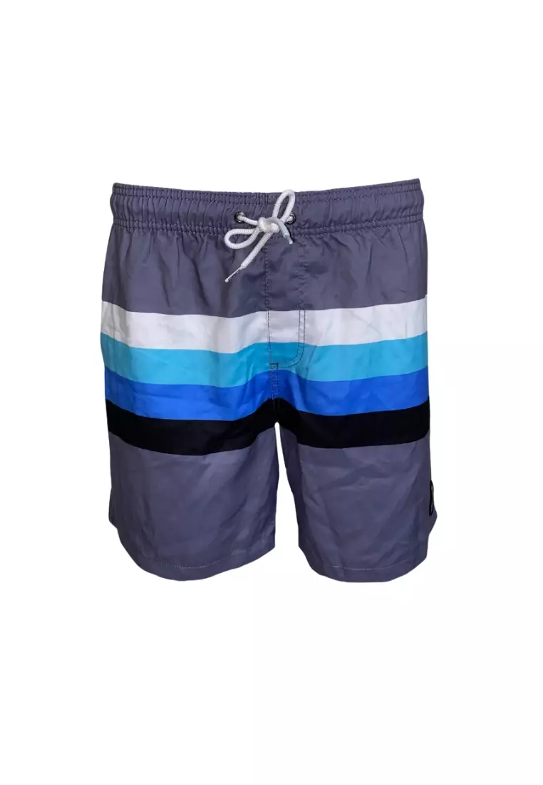 Surf Side Tropic Swim Shorts with Drawstring Mens Swimwear