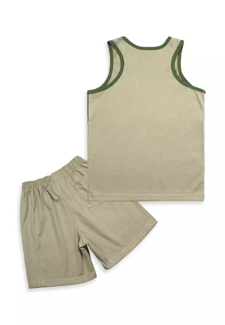 Boys Sando Combi with Short Set