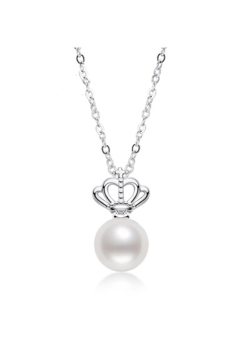 A.Excellence silver Premium Japan Akoya Pearl 8-9mm Crown Necklace B8CE1ACC8118DBGS_1