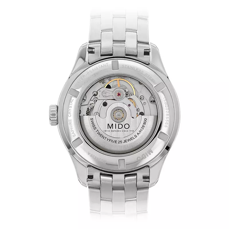 Jam Tangan Pria MIDO Belluna II M024.428.11.031.00 Automatic Silver Dial Stainless Steel Strap