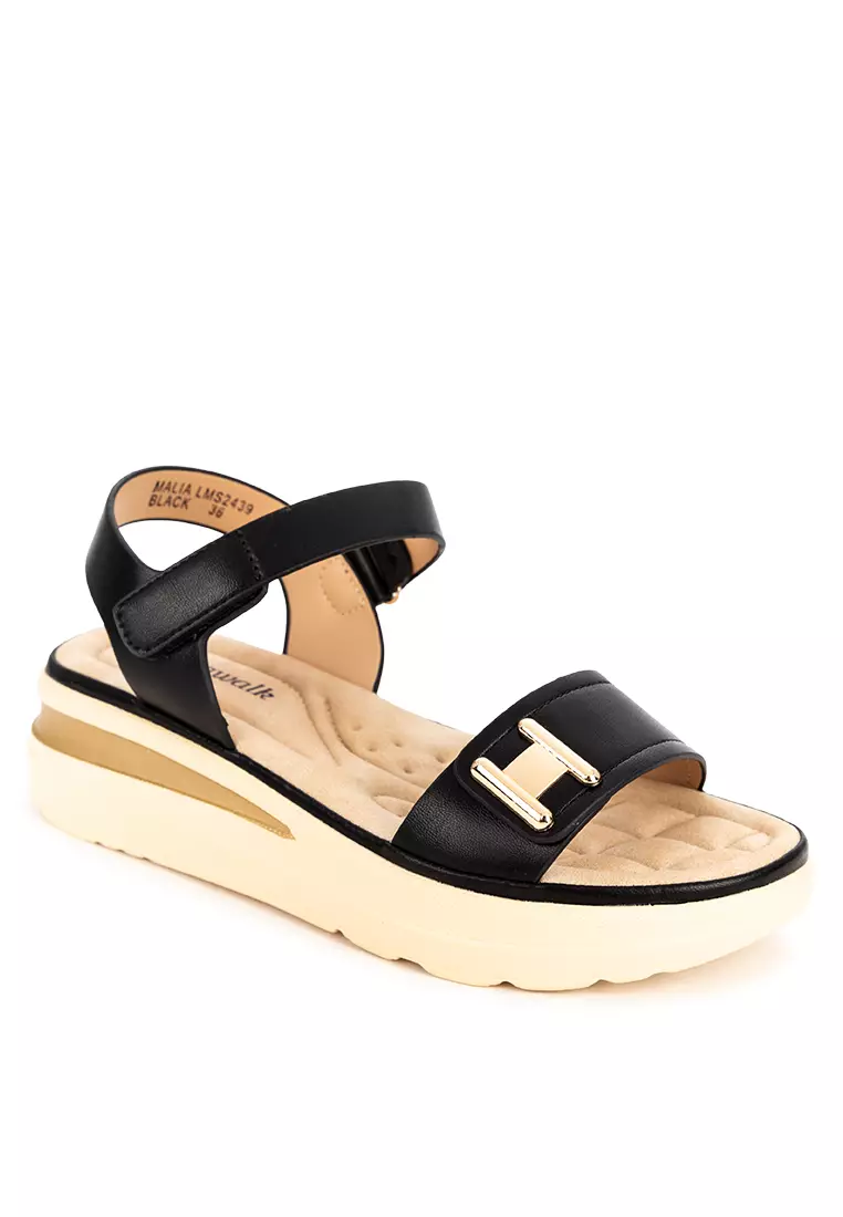 Discount on UNLISTED  shoes - SKU: MALIA WEDGE SANDALS SOFTAWALK