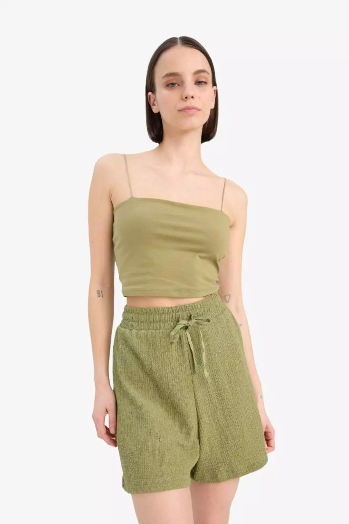 Cool Loose Fit Wrap Shorts A6223Ax25Sm