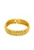 YOUNIQ gold YOUNIQ Pineapple 24K Gold Plated Watch Strap Bracelet 12597ACBB33B81GS_1