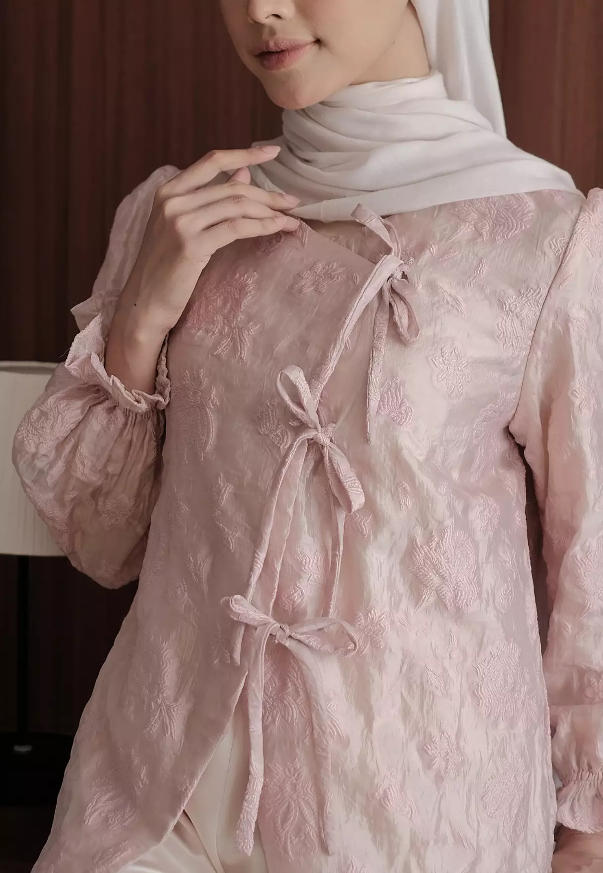 Calyrra Blouse - Blush