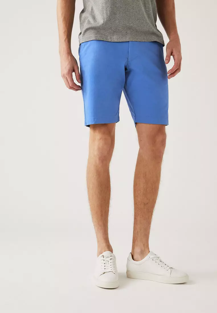 Super Lightweight Stretch Chino Shorts, M&S Collection