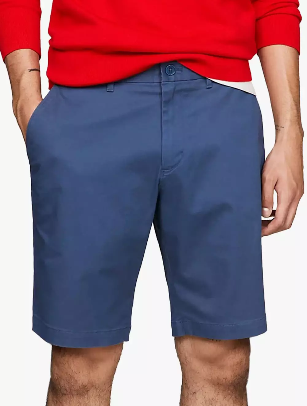 TOMMY HILFIGER - HARLEM 1985 COLLECTION RELAXED CHINO SHORTS - DENIM - DENIM