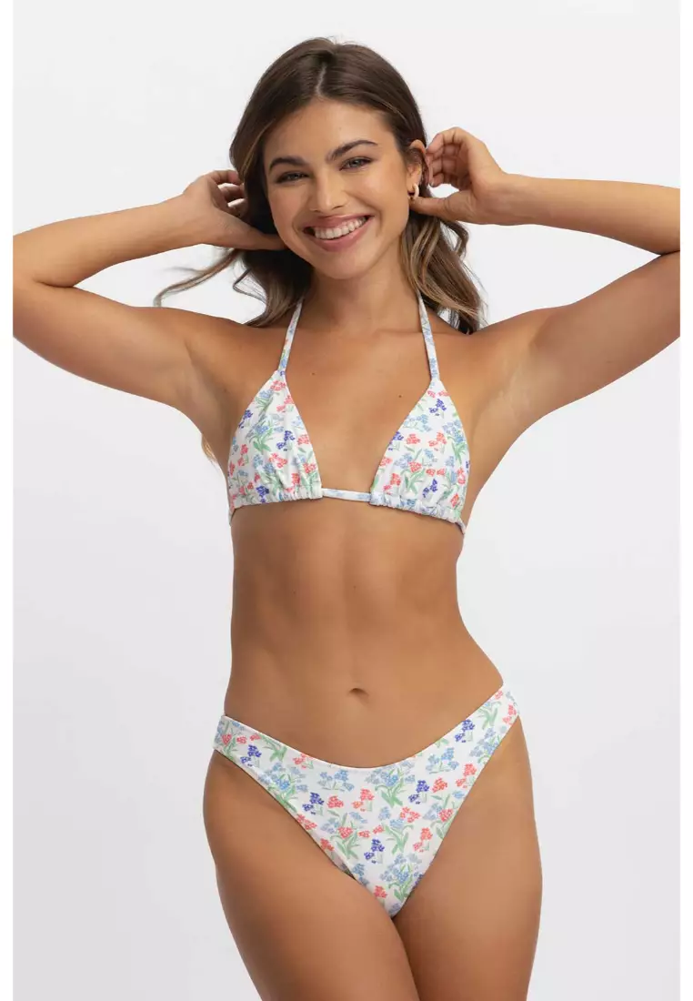 Lydia Classic Medium Bikini Bottoms / Forget Me Not
