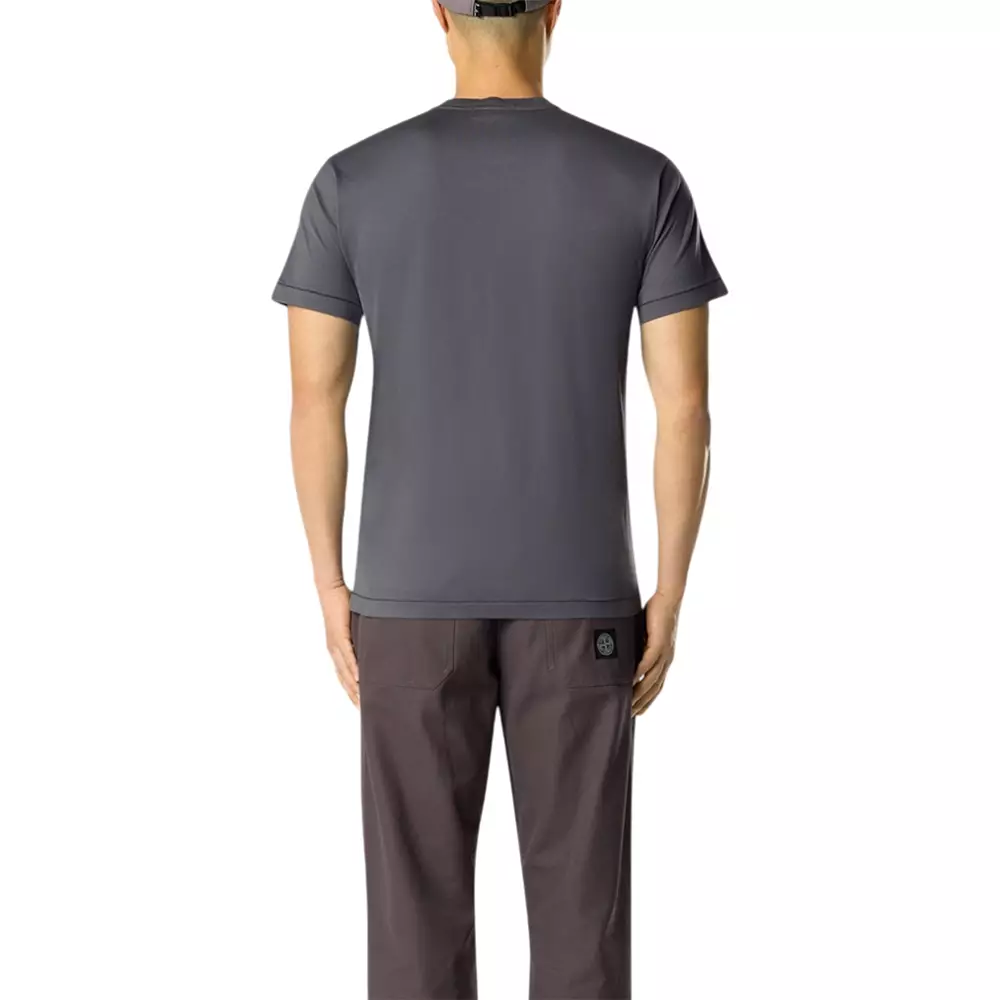 2100027 60/2 Cotton Jersey T-Shirt Blue Grey