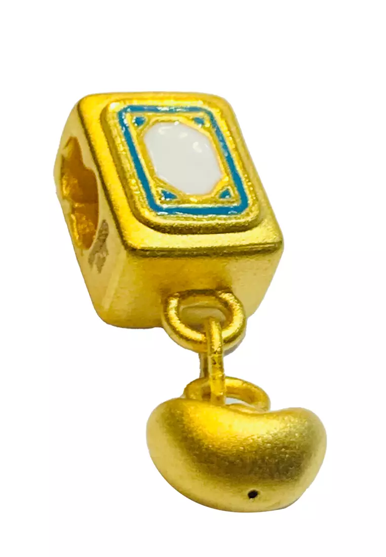 LITZ 999 (24K) Gold Charm EPC1183 (1.28g+/-)