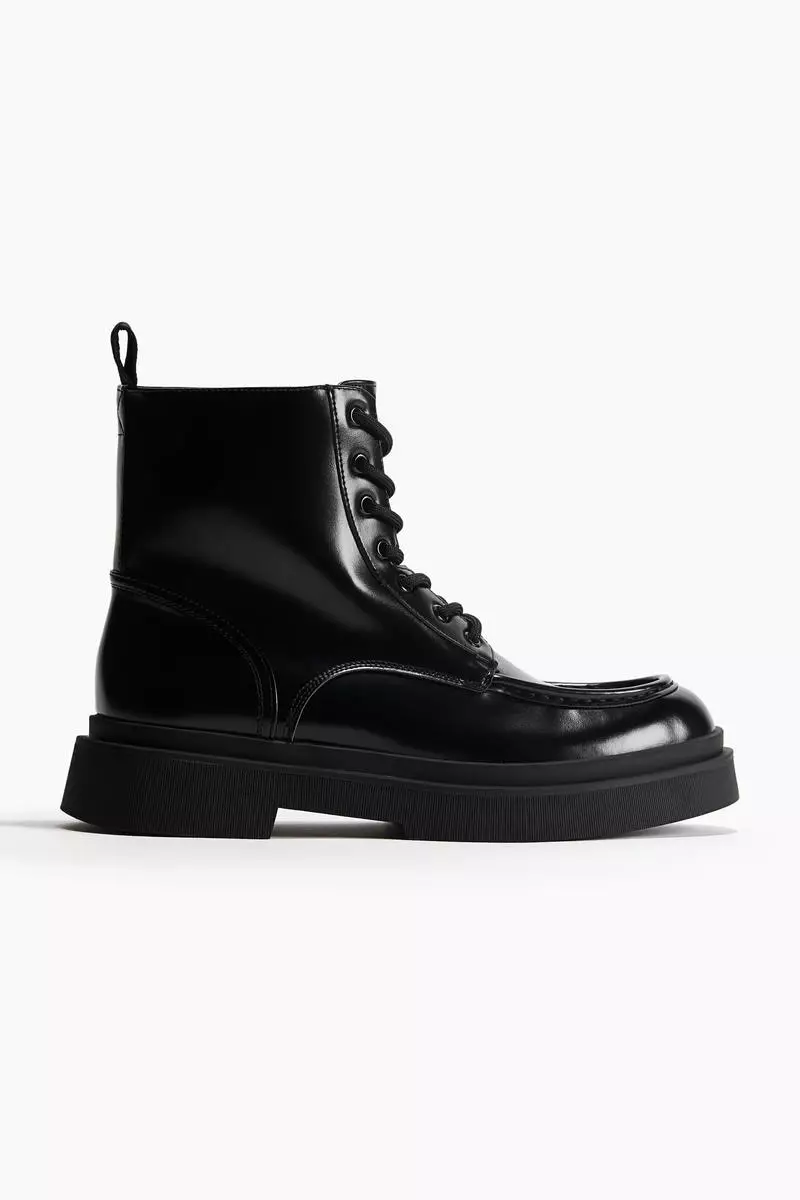 Buy H&M Laceup boots Online ZALORA Malaysia