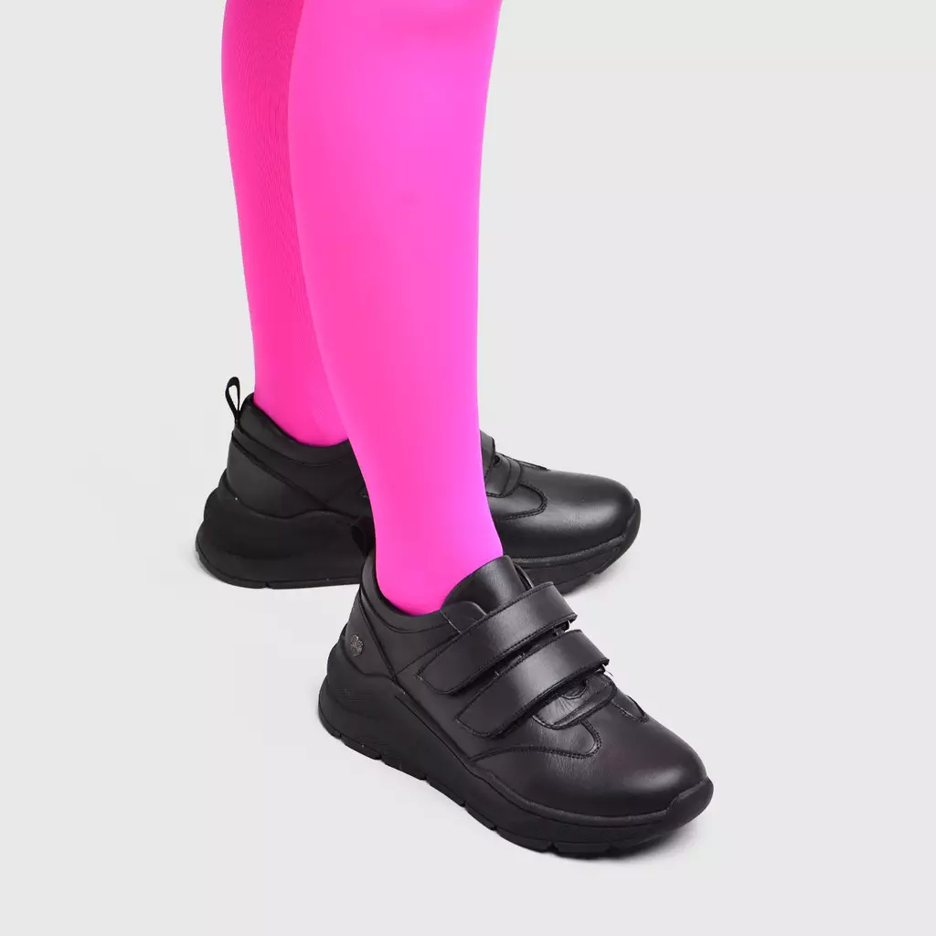 Amelia Sneakers Genuine Leather Black