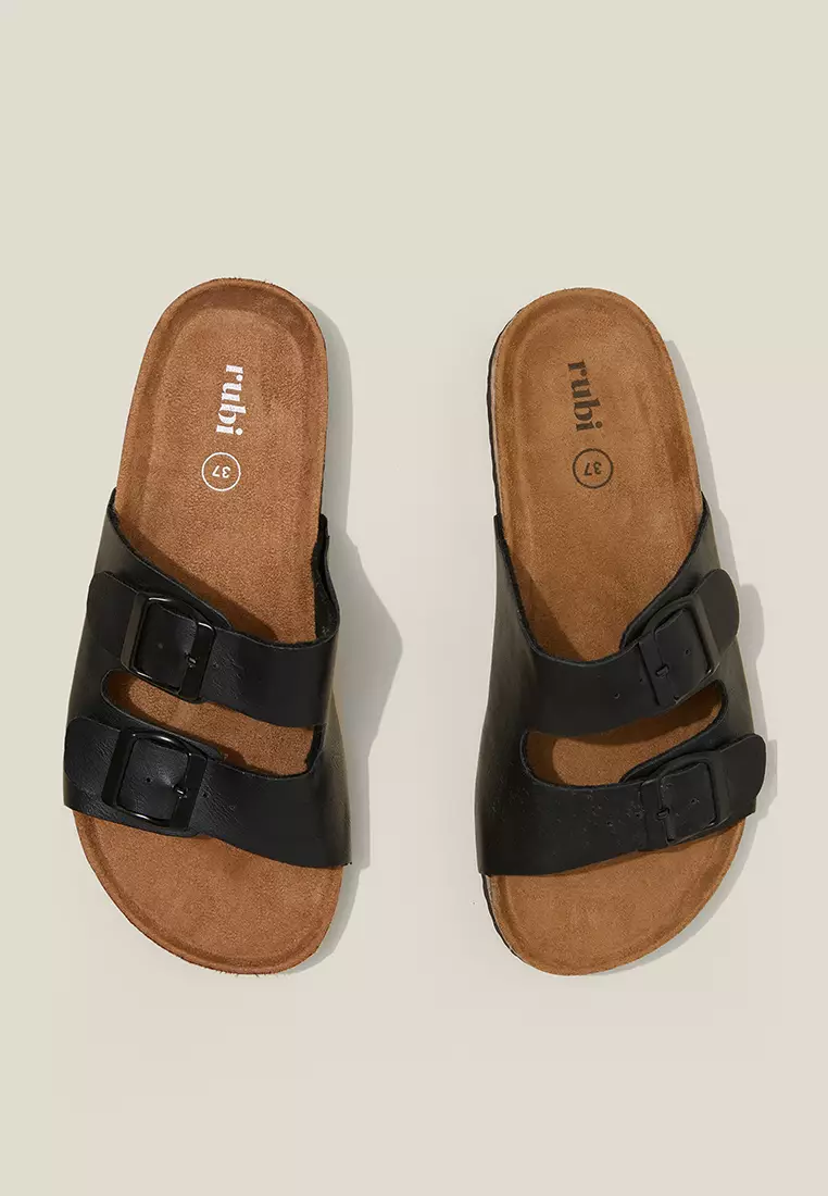 Buy Rubi Rex Double Buckle Slides Online ZALORA Malaysia