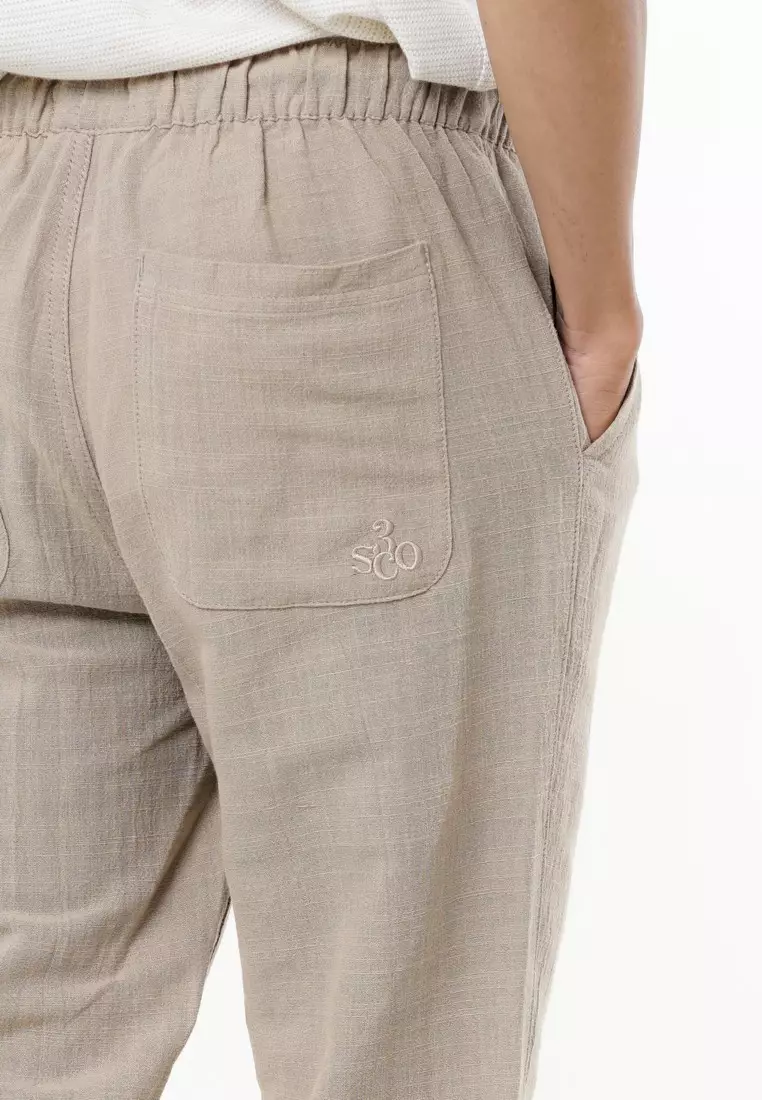 3Second Men's Long Drawstring Pants Regular Fit Cotton Viscose Ritmo HP-C130325