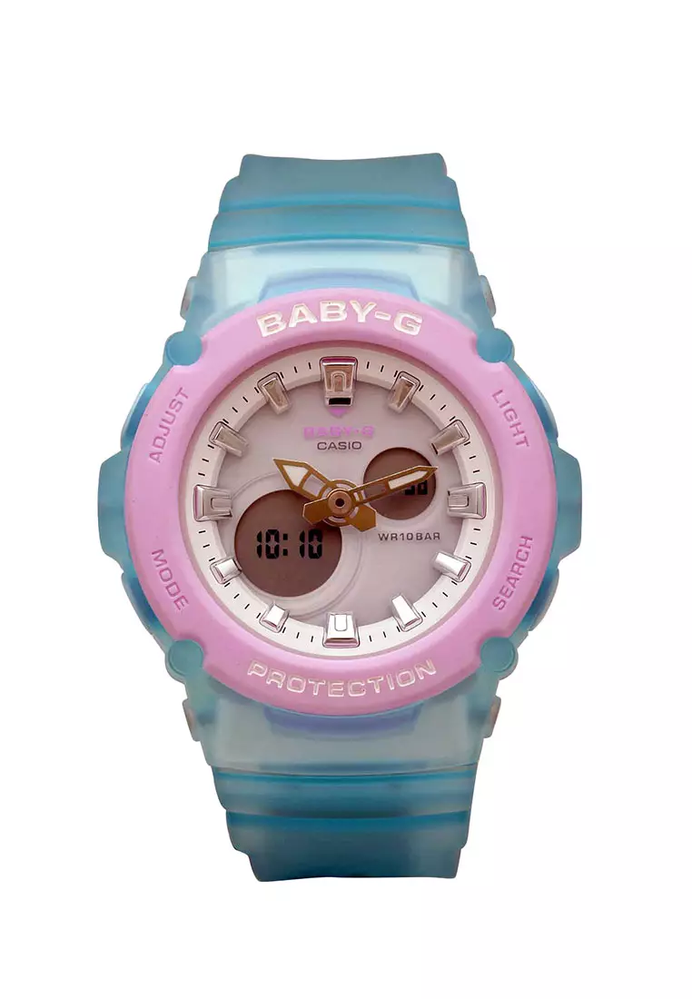 Jual Baby-G Casio BABY-G Jam Tangan Wanita - Blue Pink Transparent ...