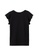 MANGO KIDS black Ruffled Sleeve T-Shirt D13B9KAA991AF8GS_1
