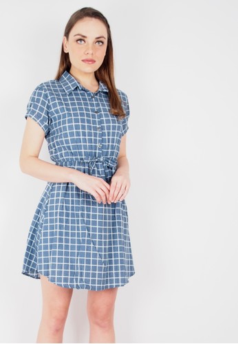 Ownfitters Square Dress - Blue