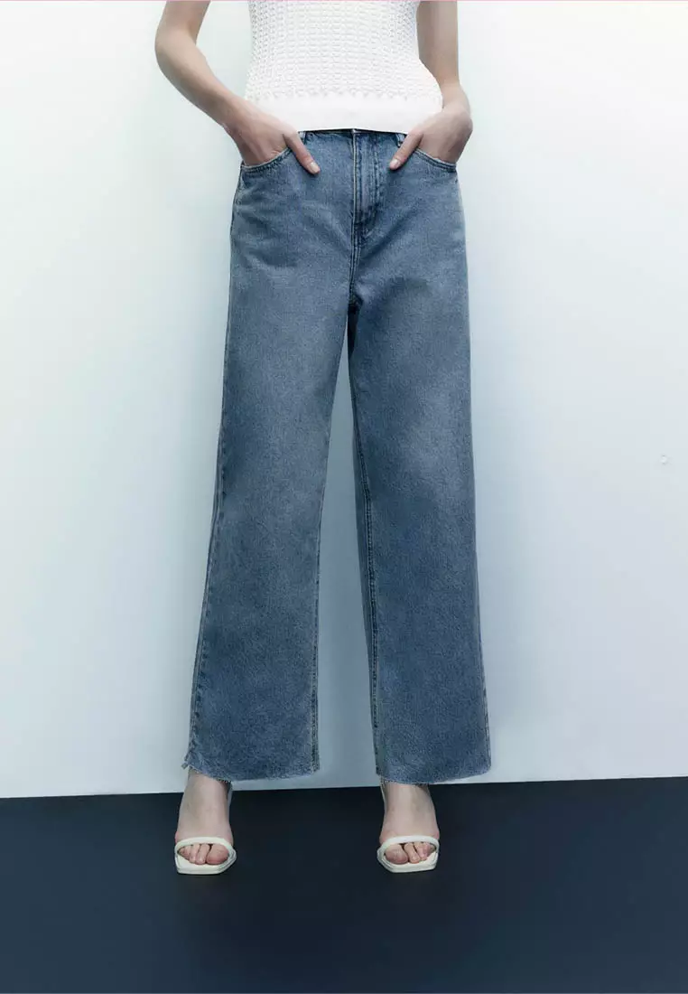 Raw hem jeans on sale womens