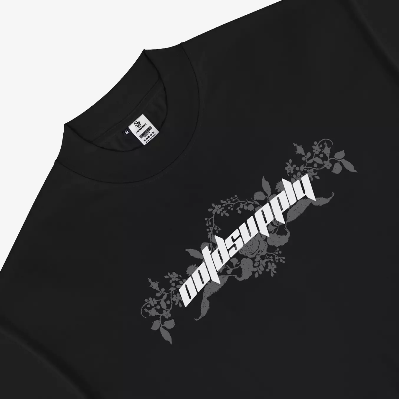 OOTDSUPPLY Boxy Fit Oversize Saffron Black & Green Bottle l Tshirt Boxyfit l Kaos Boxy OVZBX027