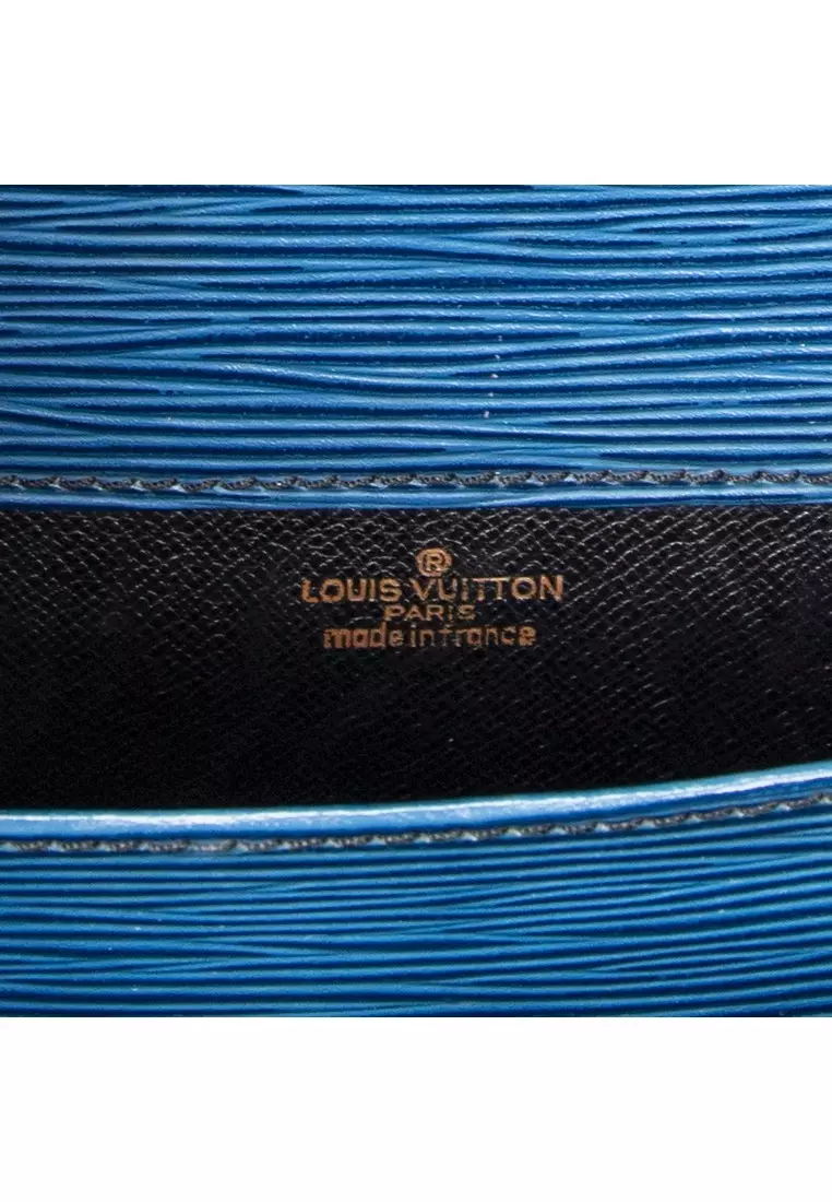 Pre-Loved Cartouchiere Black Stitching MM