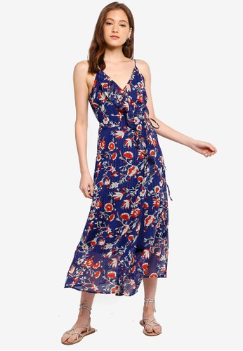 Jual Only Kaela Wrap Dress Original Zalora Indonesia
