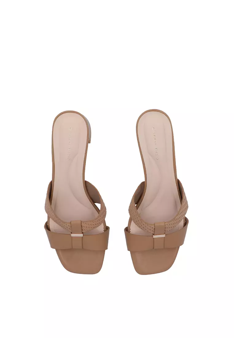 Brown Noelle Block Heel Sandals