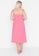 Trendyol pink Plus Size Slit Detailed Dress 49A19AA1C072EBGS_2