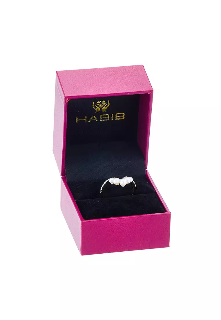 HABIB Pearl Diamond Ring in 750/18K Yellow Gold 265950323(YG)-9C