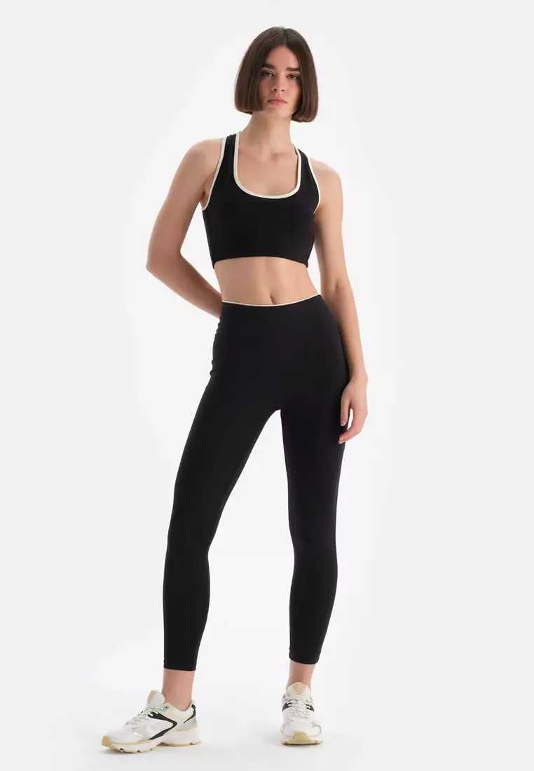 Buy DAGİ Black Leggings, Minimizer, Long Leg, Activewear for Women