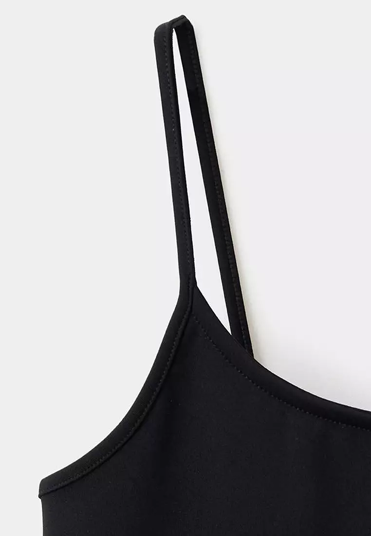 Fitted Top With Thin Straps