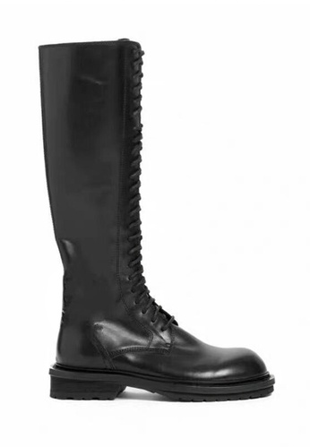 Twenty Eight Shoes black Dark side Faux Leather Long Boots 556-2 D2273SH9A9E606GS_1