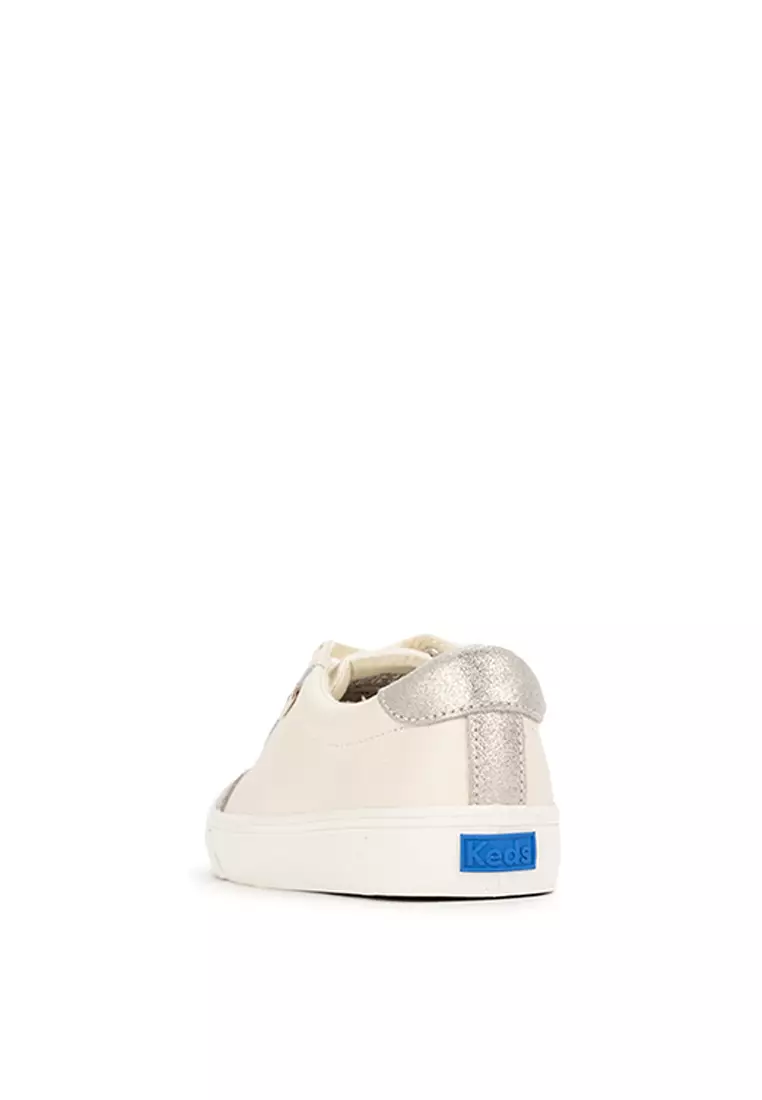 Jump Kick T-Toe Leather/Glitter Suede Shoes