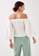 Love, Bonito white Jace Off Shoulder Puff Sleeve Blouse 99589AA33C9EF8GS_4