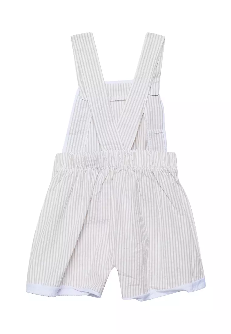 Scotty Pinstripe Jumper With Contrast Trimming