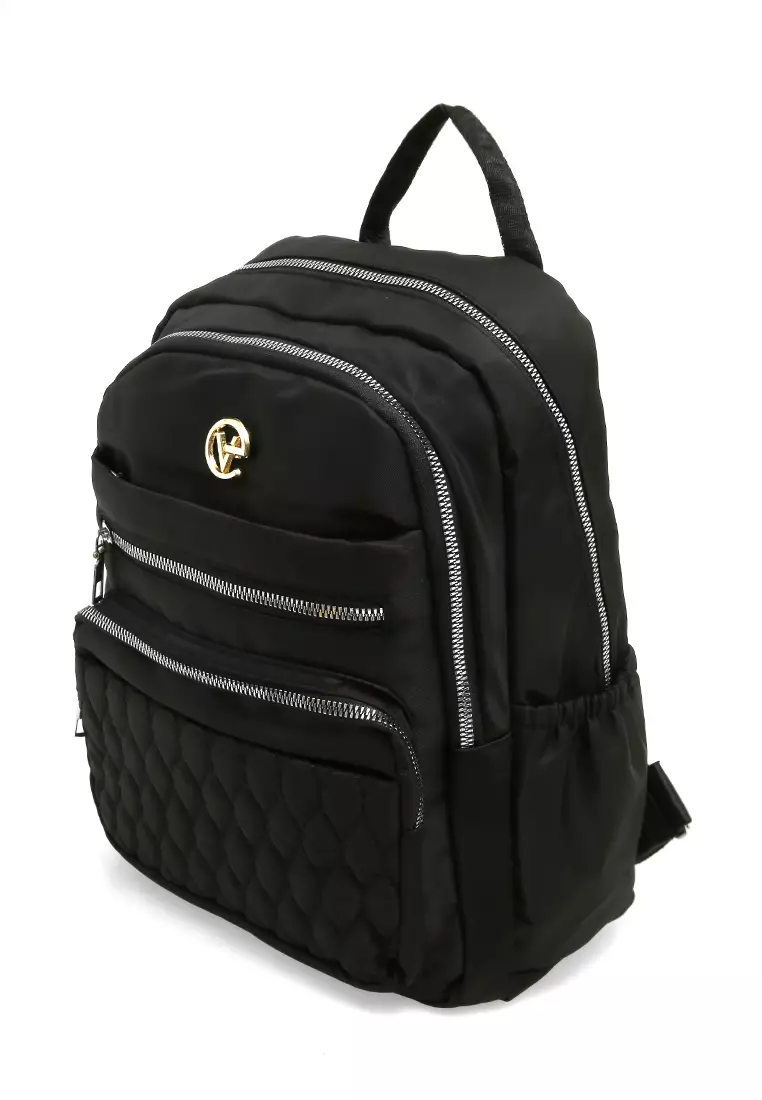 Karla Tas Ransel Wanita Anti Air Design Stylish High Quality - Hitam