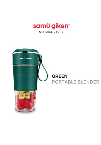 Samu Giken Samu Giken Portable USB Electric Fruit Juicer Cup Bottle Mixer/Rechargeable Juice Blender Green 82E98ESB56A72CGS_1