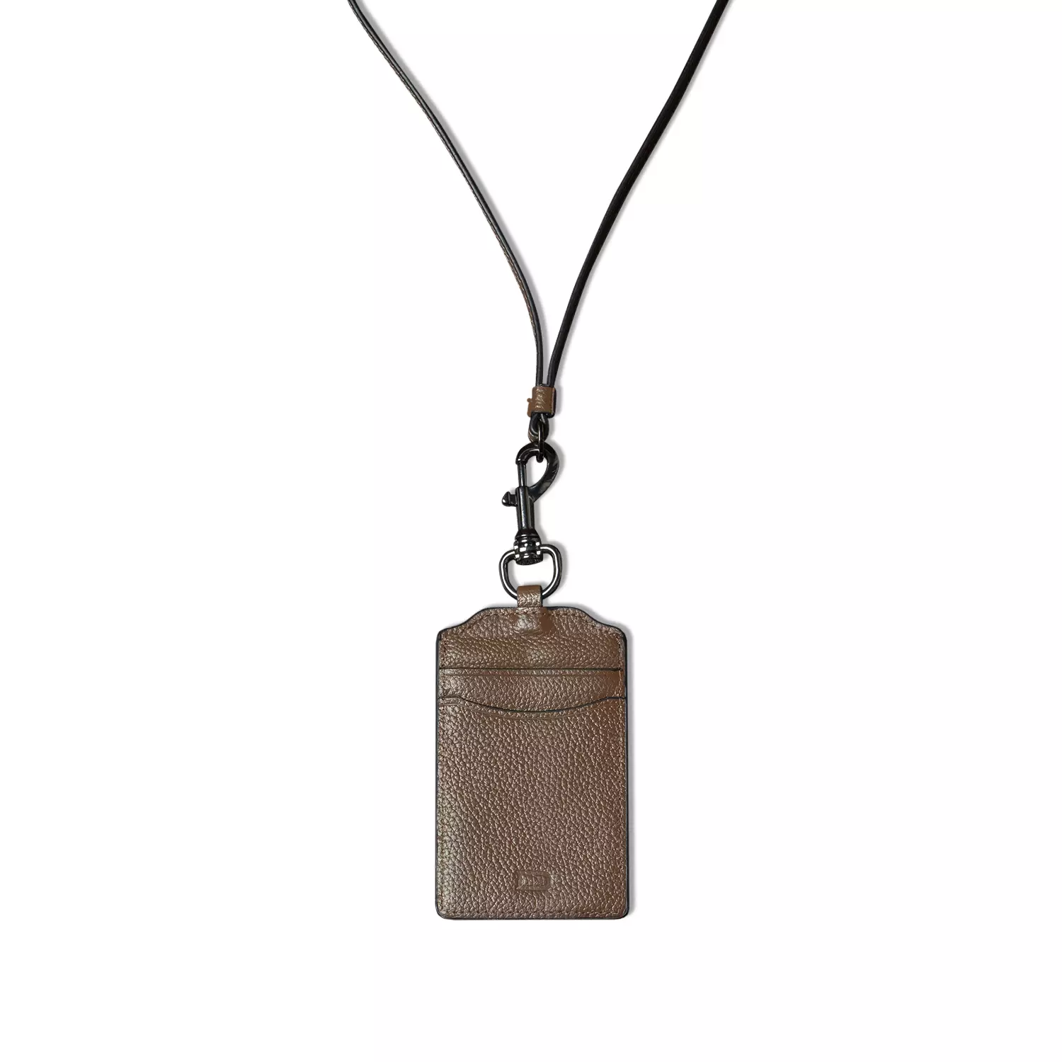 Clovis Brown Lanyard - ID Card Holder