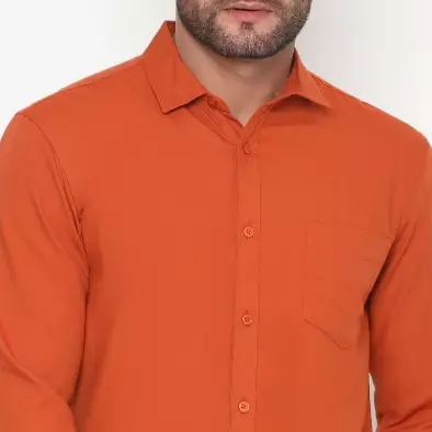 AMK Kemeja Pria Lengan Panjang SHS Mateo L/s Terracota