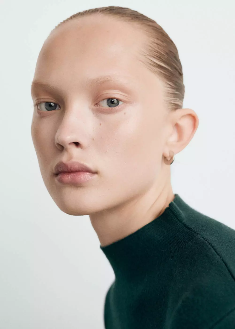 Sweater rajut kerah perkins