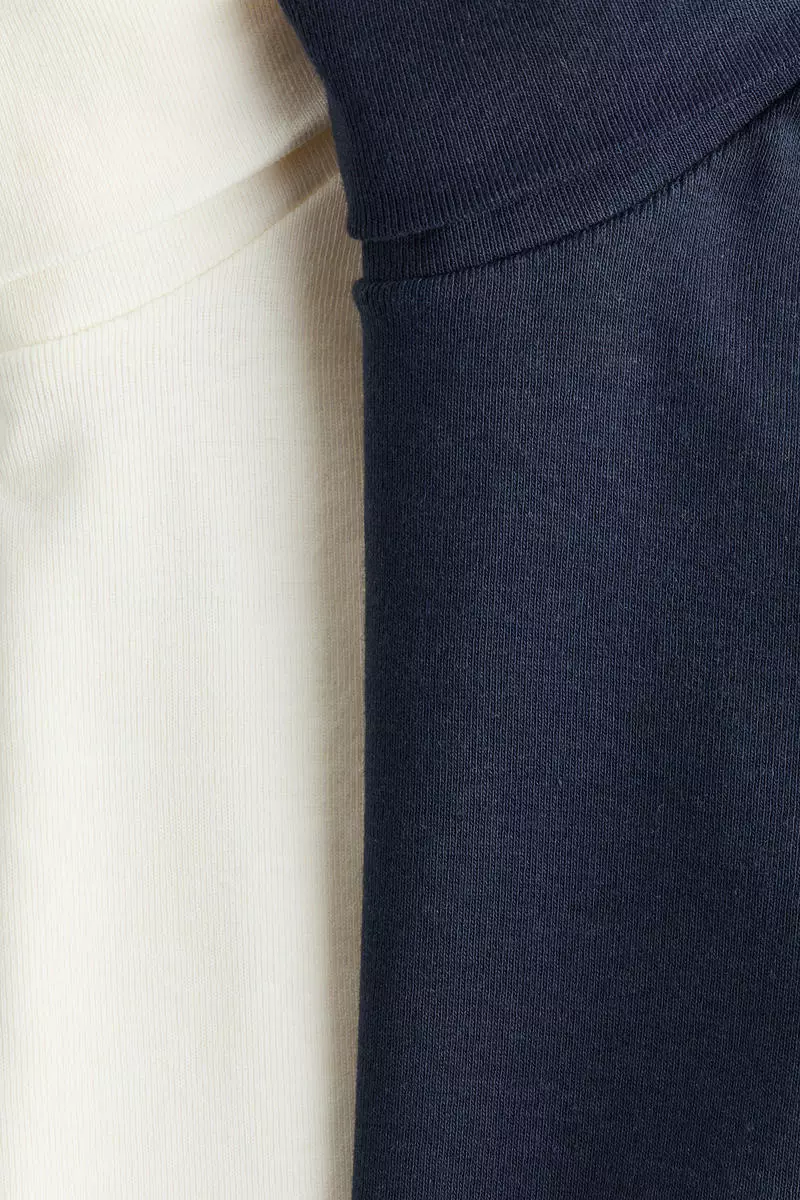 2-pack polo-neck tops