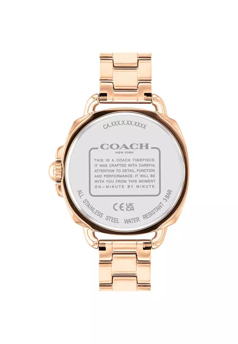 Buy Coach Rose Gold Stainless Steel Analog Women's Watch CO