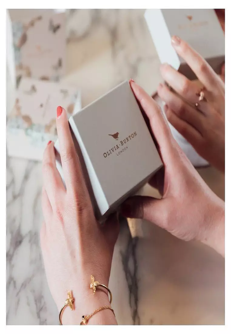Olivia burton hotsell celestial rose gold