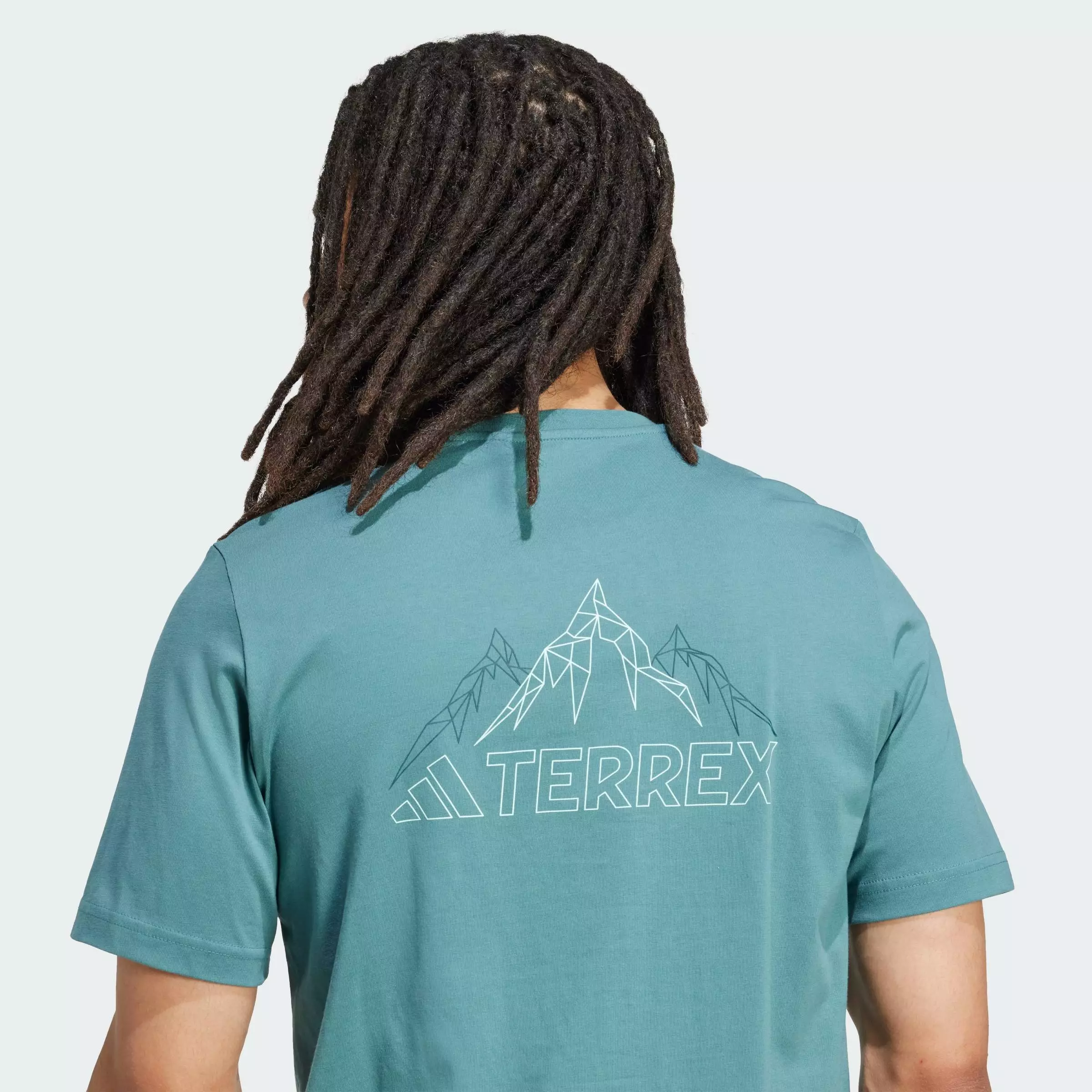 Hiking Terrex Graphic Tee Men Green JW3560
