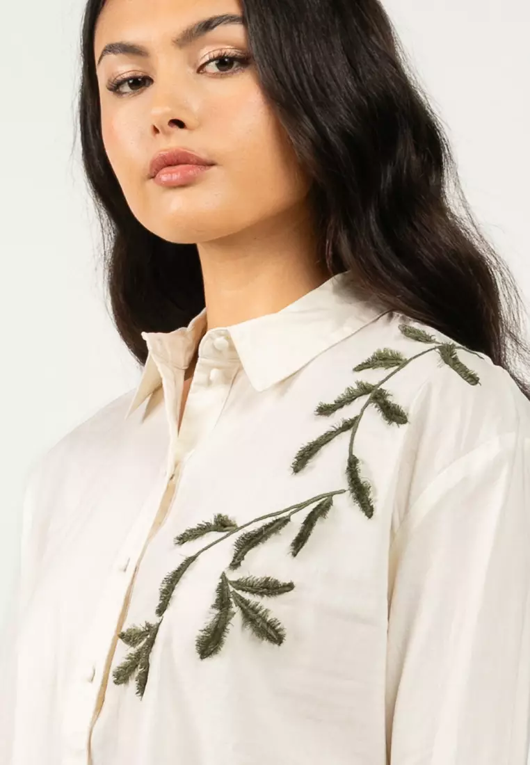Long Sleeves Woven Shirt