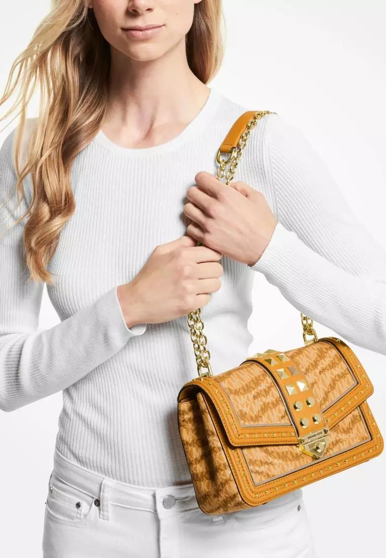 Jual MICHAEL KORS Michael Kors Soho Large Animal Print Logo
