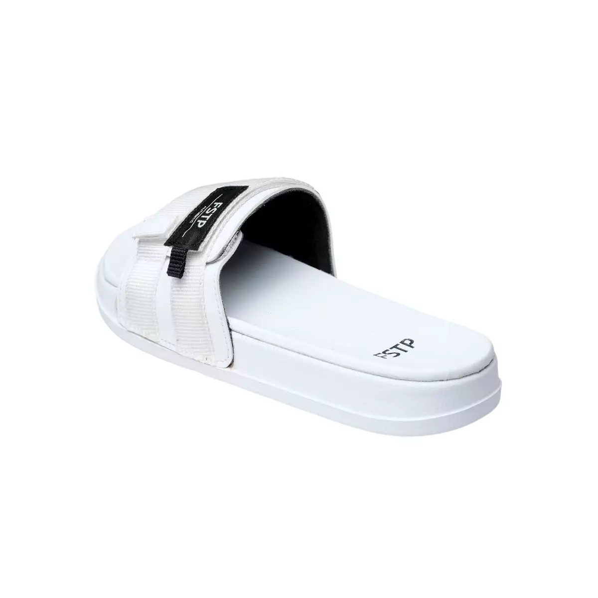 Footstep Footwear Sandal Slide Pria Wanita Stereo Full White Sandal Slip