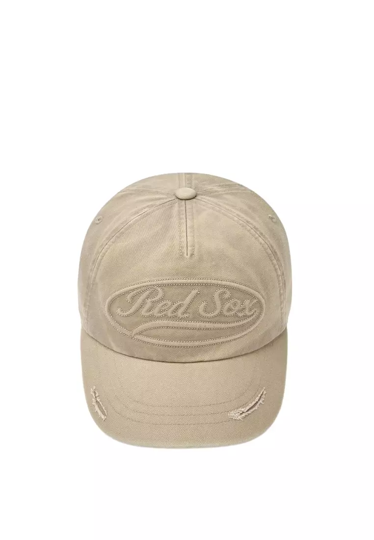Jual MLB Korea Varsity Vintage Tone Tone Cursive